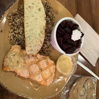 Slice Grilled Rustic Bread