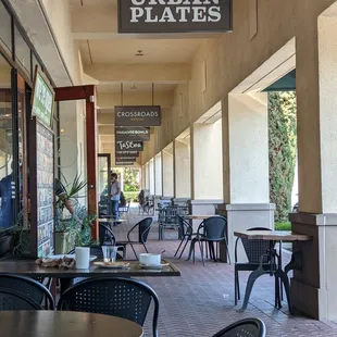 Plenty of outdoor seating