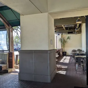 More outdoor seating