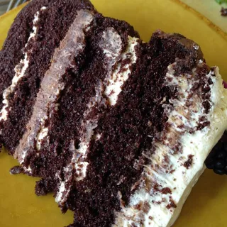 Chocolate Vanilla Layer Cake