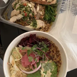 Beets Avocado Plant Based Bowl