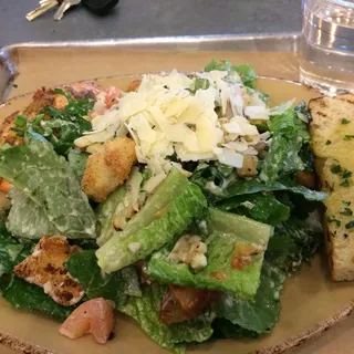 Grilled Salmon Caesar Salad