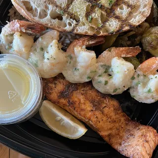 Garlic Shrimp W. Parmesan Butter