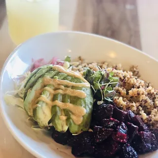 Beets Avocado Plant Based Bowl