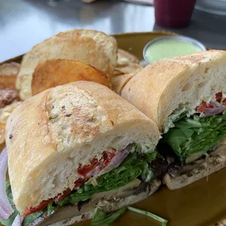 Grilled Portobello Mushroom Sandwich