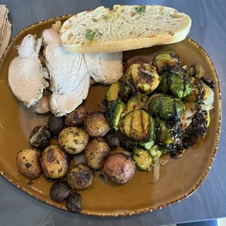 Slice Grilled Rustic Bread