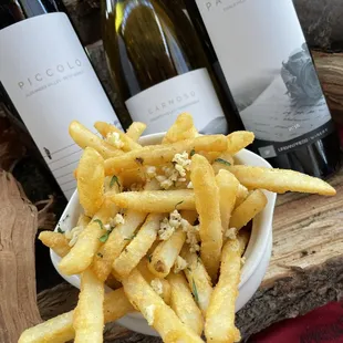 Yum! Truffle Parmesan Fries. You can't eat just one.