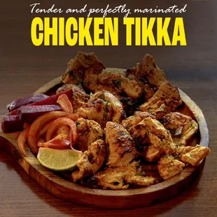 Chicken tikka grilled in clay oven after receiving order. Gluten free #ocfood #bestfood #freshfood