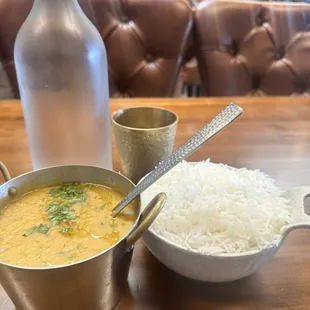 Yellow Dal Tarka with Basmati Rice