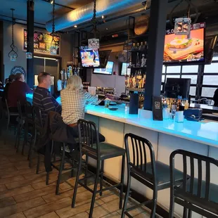 Upstairs bar area. 2022