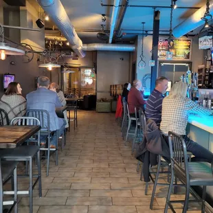 Upstairs bar area. 2022