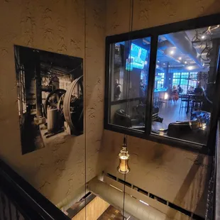 Stairwell from the business lobby. 2022