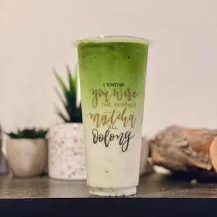 Matcha Toffee with oak milk (11/2023)