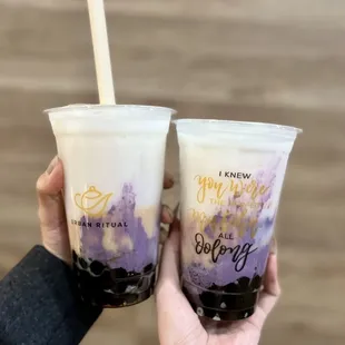 Ube specialty drink