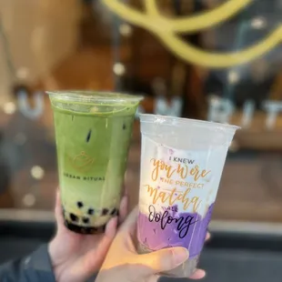 Matcha Toffee and Feed Me Ube!