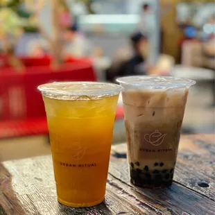 Gold Winter &amp; Hong Kong Milk Tea