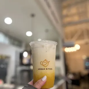 Mango Sticky Rice drink! Find my IG for more foodie pics!
