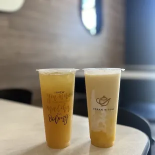 Pandan pear &amp; Mango Sticky Rice