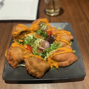 Shrimp Empanada Spicy Chicken Empanada Chicken Pesto Empanada