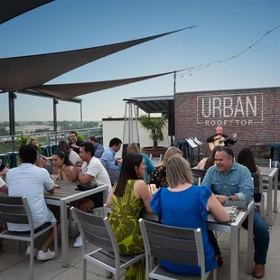 City views at Urban Rooftop in Downtown Round Rock