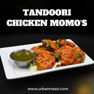 TANDOORI CHICKEN DUMPLING!