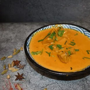 a bowl of curry