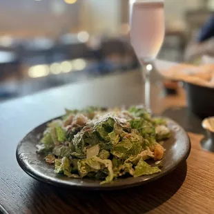 Side Caesar (with lunch combo)- large and delish with a lavender sky $11