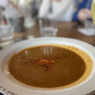 Amazing lobster bisque!
