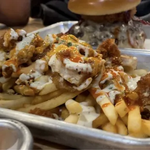 Buffalo chicken fries