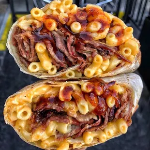 Brisket S'Mac Wrap