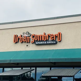 the outside of a sports grill