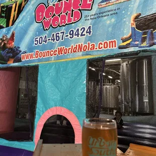 Bounce House up every Sunday for the kiddies!!