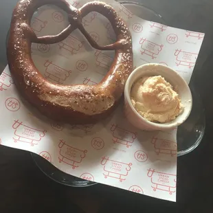 Swabian Style Sourdough Pretzel and House-made Beer Cheese
