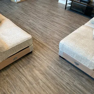 Area of sectional where wedge is to be secured