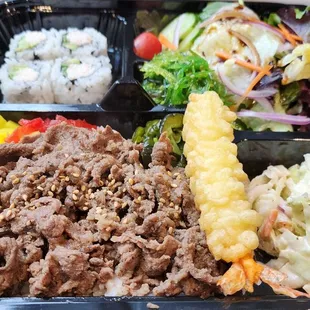 Beef Teriyaki Bento (reg $19, 2/19/24)