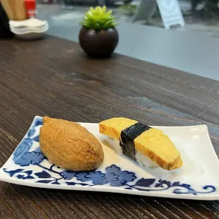 Inari Nigiri and Tamago Nigiri