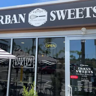 The entrance to Urban Sweets located at KRATE in Wesley Chapel