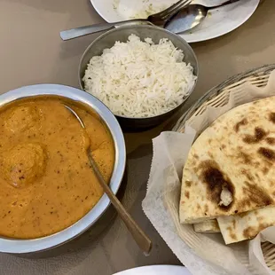 Kofta Lajawab and Naan