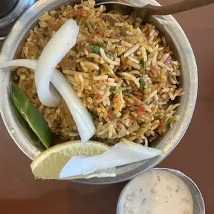Lamb biryani