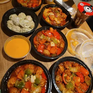 Chilli momos and jhol momos :))