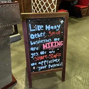 Setting expectations, which I appreciate.