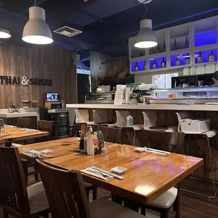 the interior of a restaurant