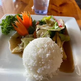 Mixed vegetable with Brown Sauce Lunch Special
