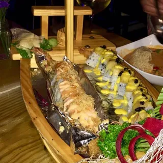 Crispy Rock Shrimp Roll