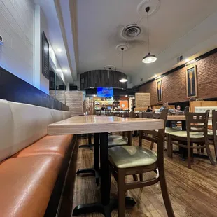 Inside the restaurant