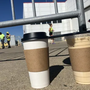 Brown sugar oat latte and urban vanilla cold brew