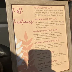 Fall specials