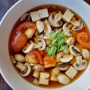 Tom Yum with Tofu