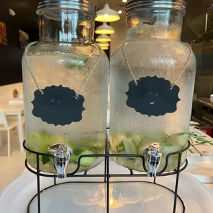 Free Lime and Cucumber Water