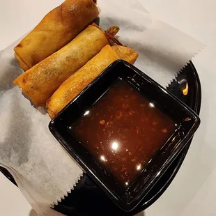 Shrimp pork spring rolls